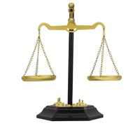 Hoement Metal Balance Scale Multiple Uses Ornament Decorative Iron Libra Scale with Modern Simple Style for Home Table Centerpiece or Office Desk Decoration