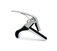 Hoement Metal Guitar Capo Tune Trigger for Acoustic Guitar Silver Easy to Use for Live Performance and Practice