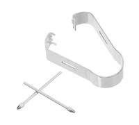 Hoement Metal Stylus Pen Tips Replacement Set for S7 with Clip, Conductive Capacitive Stylus Nibs for Precise Touchscreen Writing and Drawing, Silver 2pcs for Tablet Accessories