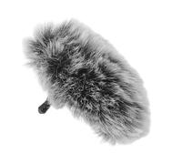 Hoement Microphone Windscreen Muff Furry Cover Small Wind Noise Reduction for Outdoor Recording Interview Compatible Mic
