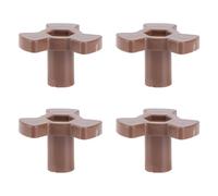 Hoement Microwave Replacement Parts 4PCS Plastic Coupler Tray Shafts for Microwave Oven Turntable with Glass Plate Support