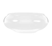 Hoement Mini Glass Fish Bowl Aquarium Tank for Goldfish and Succulent Plants with Spacious Design and Healthy Environment, for Home Decor and Wedding Event Display