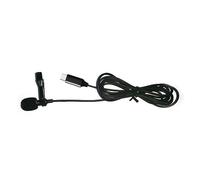 Hoement Mini Lavalier Microphone with Pu Bag Active Sound Collection Technology with Type-c Plug and Play Metal and Plastic Build, Compact Design for Phone Recording for Vlog and Live
