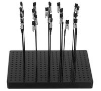 Hoement Mini Painting Paint Holder Set with Alligator Clip and Model Base, 21pcs Hobby Tool Set for Enhancing Control and Firm Grip, Made of Plastic and Aluminum, for Airbrush and Spray