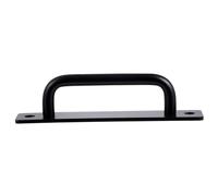 Hoement Minimalist Matte Black Barn Door Handle Sliding Cabinet Furniture Pull Recessed Interior Exterior Door Hardware for Ergonomic Design