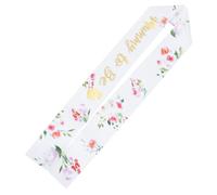 Hoement Mommy Sash Decorative Shower Sash for Expecting Mothers Unique Design with Glamorous Touch for Celebrating Beginnings at Shower Parties