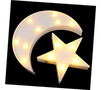 Hoement Moon Phase Decorative Night Light Bedside Light Warm Light for Relaxing Mood