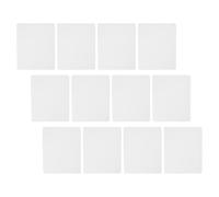 Hoement Mouse Pads Gaming Desk Mat 12pcs Sublimation White for Heat Transfer Printing, Rubber Material Wear-resistant Surface, Portable Suitable for Home Office and Gaming Room