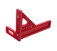 Hoement Multi-angle Measuring Ruler with Hidden Pin Aluminum Alloy Woodworking Square for Precise Layout Scribing and Angle Measurement Tool for Carpenters Engineers Construction