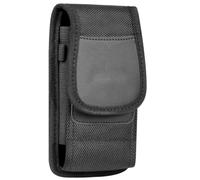 Hoement Multi-Function Nylon Anti-Lost Waist Bag for Mobile Phone Under 4.7 Inch, Portable Hiking Belt Bag with Card Slot, Lightweight Utility Belt Pouch for Travel and Camping