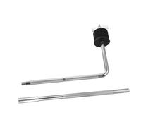Hoement Multi-functional Silver Cymbal Stand Boom Bracket Made of Stable Zinc Alloy, Compatible with Performance Needs and Different Settings for Drumset Expansion