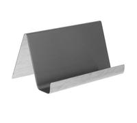Hoement Multi-use Stainless Steel Business Card Holder Display Rack Stable Nordic Style and Sl esign for Office Desk Organizer and Phone Holder