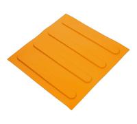 Hoement Multifunctional Blind Brick for Garden and Road Use Yellow PVC Material and Easy to Operate Blind Strip Design Practical Paving Sidewalk Board