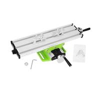 Hoement Multifunctional Cross Sliding Milling Worktable Compact Mini Drill Stand with Scale Engraved Clamp Body for Home Workshop Bench Drill Press and Milling Machine Accessories