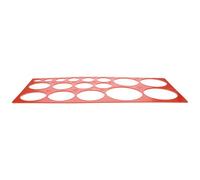 Hoement Multifunctional Plastic Measuring Circle Tool for Peaches and Oranges, User-Friendly Diameter Measuring Device for Accurate Fruit Size Measurement in Kitchen or Market