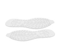 Hoement Non-Slip White Rubber Heel Repair Patches Cuttable Shoe Sole Protector Pads for Sneakers and Boots Size 41-44