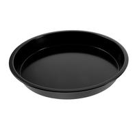 Hoement Nonstick Round Carbon Steel Baking Pan for Pizza Cake Bread Cookies Multipurpose Oven Tray with Smooth Edges Wear-Resistant Bakeware Tool