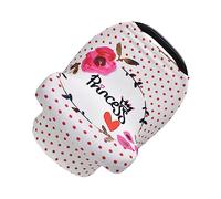 Hoement Nursing Cover Stroller Umbrella Breathable Shopping Cart Cover Rainproof Windproof Princess Print