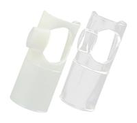 Hoement Nylon Flute Mouthpiece Replacement Flute Blow Aid Accessories Better Air Tightness and Sturdy Design 2pcs for E/f Tones for Students and Educators