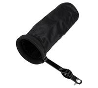Hoement Oxford Fabric Drumstick Bucket Drum Kit Mallet Holder Drumstick Storage Container Lightweight Black Oxford Cloth with Metal Frame Easy to Take along Strong Load-bearing Capacity
