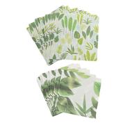 Hoement Patterned Paper Napkins 2pcs, Colorful Decorative Party Napkins with Leaf Print, 40 Sheets for Family Dining, Holiday Table Decor and Restaurant Use