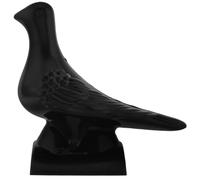 Hoement Peace Dove Plastic Roof Decoration Pigeon Statue Black, Easy to Install, Waterproof, Lightweight, Wear-resistant, for Home Roof Decor, Chinese Style