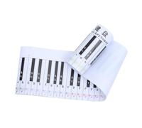 Hoement Piano Keyboard Practice Paper 88 Keys with Printing and Reasonable Key Spacing Pvc Material for Teacher Teaching and Beginner Practice Guide