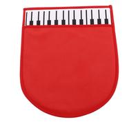 Hoement Piano Polishing Mittens Reusable Dust Mitts Soft Fleece Glove for Musical Instruments