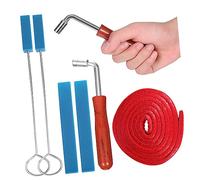 Hoement Piano Tuning Tool Kit 6pcs Set with Wrench 2 Damper Sticks 2 Damper Blocks - Professional Tune Repair Tools for Piano Maintenance