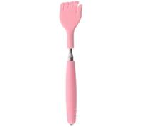 Hoement Pink Telescopic Back Scratchers Multi-Function Tickling Body Massager with Extendable Stainless Steel and Pp Material for Elderly Home Relaxation