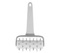 Hoement Pizza Dough Docker Handheld Roller with Spikes for Crispy Crusts Versatile Pastry Tool for Pizza Cookies Baking Plastic Handle Design