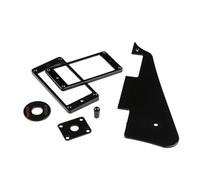 Hoement Plastic Guitar Pickguards Black Break Resistance Lightweight Acoustic Guitar Parts Learners and Music Bands