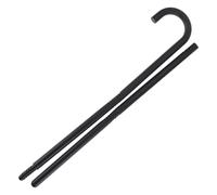 Hoement Plastic Magician Crutch Stick for Stage Performance Jazz Dance and Party Cosplay Realistic Theatrical Cane Prop for Halloween and Dance Events