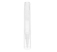 Hoement Plastic Twist Pen 5ml with Brush Tip for Nail Polish and Essential Oils Holder, Refillable Cosmetic Container for Precise Application