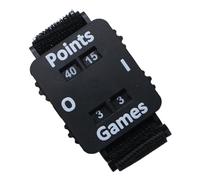 Hoement Portable Adjustable Black Plastic Wristband with Score Counter Watch, High Visibility Display and Cricket and Tennis Outdoor Sports and Cricket Matches