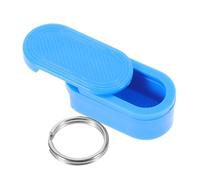 Hoement Portable Airtight Magnetic Medicine Case Keychain Organizer Small Pill Storage Carrier for Travel Camping Hiking Daily Use