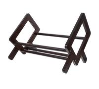 Hoement Portable Bamboo Book Rack Desktop Reading Stand Multi-Functional Use and Smooth Finish for Reading and Learning