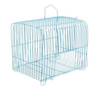 Hoement Portable Bird Carrier Travel Cage with Spacious Interior and Sturdy Steel Wire Construction, for Parakeet, Budgie, and Pet Bird Carrying during Travel