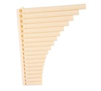 Hoement Portable Flute Professional Panpipe for Beginners Medium c Tone Safe Environmental Protection Material Hand and Brain Coordination Exercise Instrument