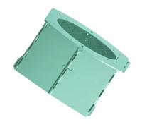 Hoement Portable Foldable Travel Toilet Potty for Car Lightweight Green Childrens Training Seat Made of PP Easy to Assemble and Carry Compact Design for Independence and Convenient Toilet