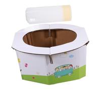 Hoement Portable Folding Potty Toilet Seat for Toddlers Lightweight Plastic Travel Potty with Trash Bags Easy to Carry for Camping and Home Use