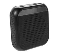 Hoement Portable Mini Voice Amplifier with Microphone for Teachers - Small Black Classroom Microphone Speaker System with Recording Function, Personal Amplifier for Teaching and Outdoor Speaking