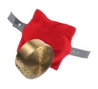 Hoement Portable Moxibustion Burner Box Pure Copper Household Moxibustion Storage with Screw Cap Cloth Cover Mild Therapy for Home Yoga Retreat Beauty Clubs Random Color