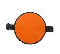 Hoement Portable Orange Silicone Drum Leg Pad Silent Practice Drum Mute Pad for Electronic and Acoustic Drumming Convenient Lightweight Percussion Practice for On-the-go Use