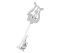 Hoement Portable Piccolo Music Stand Holder Clip Adjustable Lyre Clamp Music Grip for Practice and Performance Lightweight Design for Musicians The Go