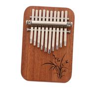 Hoement Portable Small Thumb Piano Wood Kalimba Finger Piano Musical Instrument for Beginners Boys and Girls Practice Music at Home Outdoor