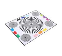 Hoement Precision Camera Lens Focus Calibration Chart for Cctv Security Monitoring Lens Color Test Card for Rapid Setup Enhanced Image Clarity Compatible with Professional Surveillance