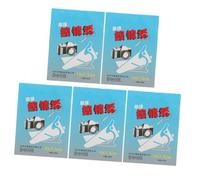 Hoement Professional Microscope Cleaning Paper and Camera Lens Wipe Tissue for Electronics Screens, Portable 50-sheet Pack Suitable for Optical Instruments and Photography Accessories