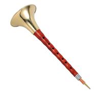 Hoement Professional Suona Instrument Wood-made Beginners Suona Ethnic Wind Instrument for Music Practice Classroom Random Color