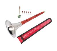 Hoement Professional Suona Wind Instrument Made of Wood and Copper for Beginners Random Color Easy to Play Ethnic Chinese Suona for Traditional Music Practice